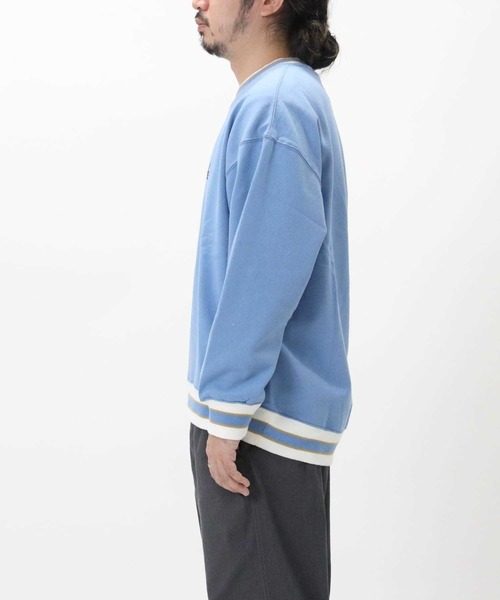 Right-on（ライトオン）の「スマボリブラインスウェット（スウェット・メンズ・ブラック/サックスブルー/オフホワイト・XL/L/M）」の6枚目の写真