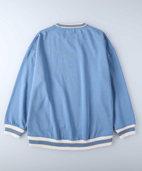 Right-on（ライトオン）の「スマボリブラインスウェット（スウェット・メンズ・ブラック/サックスブルー/オフホワイト・XL/L/M）」の9枚目の写真