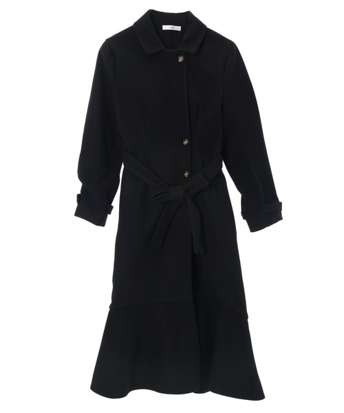 fifth(フィフス)の「マーメイドチェスターコート(チェスターコート・レディース・ブルー系その他5/ブラック/アイボリー・M)」の12枚目の写真