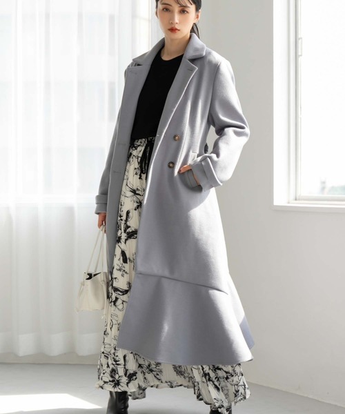 fifth(フィフス)の「マーメイドチェスターコート(チェスターコート・レディース・ブルー系その他5/ブラック/アイボリー・M)」の20枚目の写真