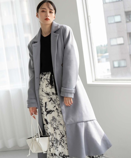 fifth(フィフス)の「マーメイドチェスターコート(チェスターコート・レディース・ブルー系その他5/ブラック/アイボリー・M)」の22枚目の写真