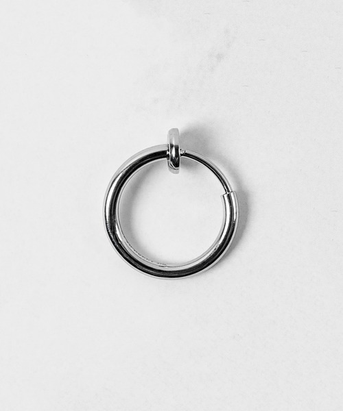 LION HEART（ライオンハート）の「LH-1 プレーンイヤリング（イヤリング・メンズ・シルバー/シルバー系・FREE/L）」の7枚目の写真