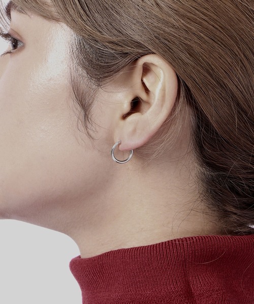 LION HEART（ライオンハート）の「LH-1 プレーンイヤリング（イヤリング・メンズ・シルバー/シルバー系・FREE/L）」の9枚目の写真