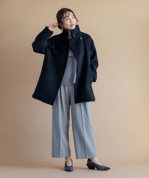 RAW FUDGE（ローファッジ）の「スタンドデザインミドルコート（ダウンジャケット/コート・レディース・ブラック/ブラウン・M）」の13枚目の写真