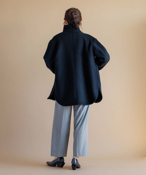 RAW FUDGE（ローファッジ）の「スタンドデザインミドルコート（ダウンジャケット/コート・レディース・ブラック/ブラウン・M）」の16枚目の写真