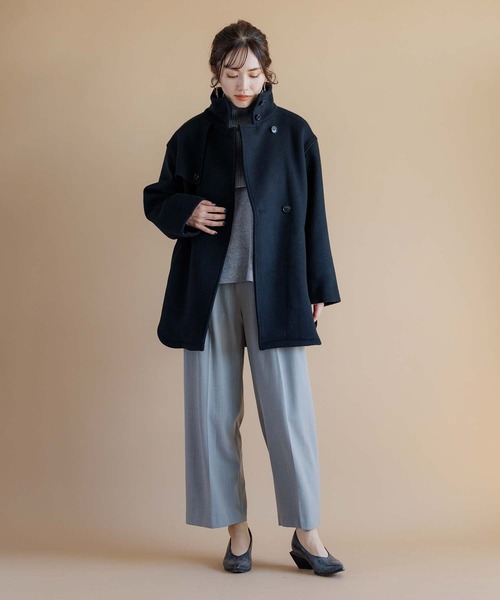 RAW FUDGE（ローファッジ）の「スタンドデザインミドルコート（ダウンジャケット/コート・レディース・ブラック/ブラウン・M）」の11枚目の写真