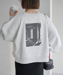 DISCOAT | 裏起毛バックフォトプリントスウエット(スウェット)