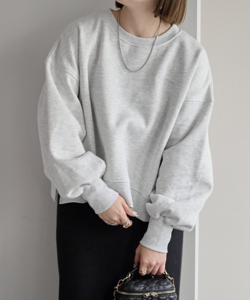 DISCOAT（ディスコート）の「裏起毛バックフォトプリントスウエット（スウェット・レディース・ライトベージュ/オフホワイト/チャコールグレー・FREE）」の22枚目の写真