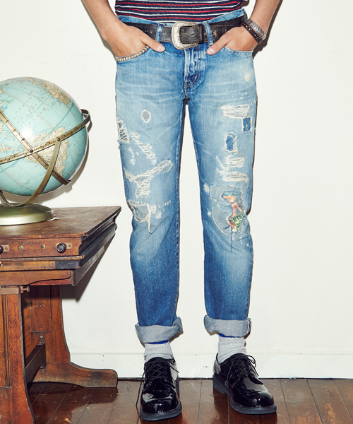HYSTERIC GLAMOUR(ヒステリックグラマー)の「PPR加工 デニム HYSTERIC GLAMOUR(ヒステリックグラマー)の「PPR加工 デニム