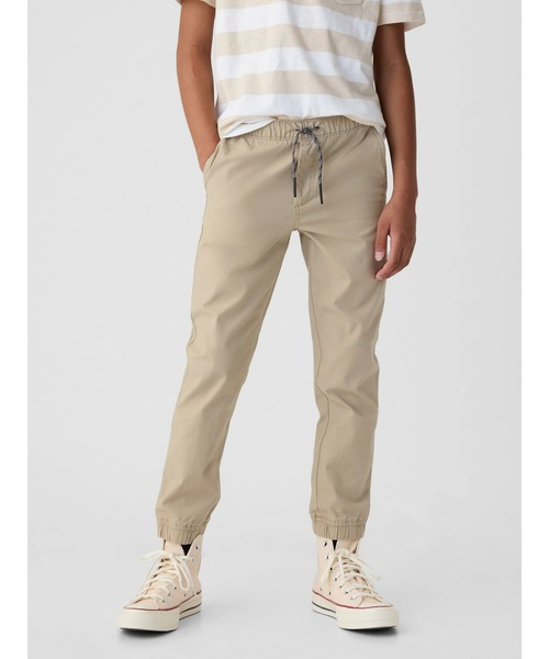 GAP（ギャップ）の「ウォッシュウェル エブリディ ジョガーパンツ (キッズ)（その他パンツ・キッズ・ブラック/グリーン/ブラック系その他/ネイビー/ベージュ・120cm/160cm/140cm/130cm/150cm/110cm）」の4枚目の写真