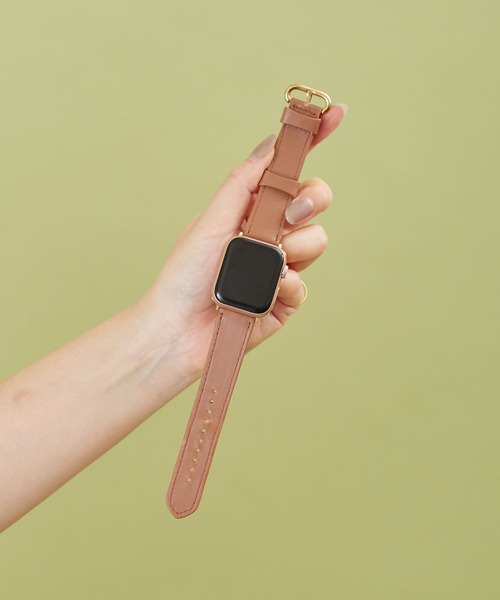 HASHIBAMI(ハシバミ)の「【HASHIBAMI】リセ アップルウォッチバンド S (38/40/41mm用) Apple Watch Band(デジタル腕時計・レディース・グレイッシュベージュ/ブラック/ナチュラル/ライトピンク/ブラウン/グレー系その他・FREE)」の3枚目の写真