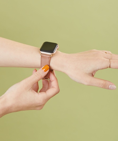 HASHIBAMI(ハシバミ)の「【HASHIBAMI】リセ アップルウォッチバンド S (38/40/41mm用) Apple Watch Band(デジタル腕時計・レディース・グレイッシュベージュ/ブラック/ナチュラル/ライトピンク/ブラウン/グレー系その他・FREE)」の11枚目の写真