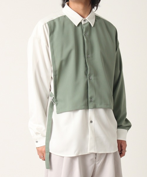 SALE★ソレイアード オーバーシャツ ORCIVAL オーチバル オーシバル ストレッチブロード スキッパー