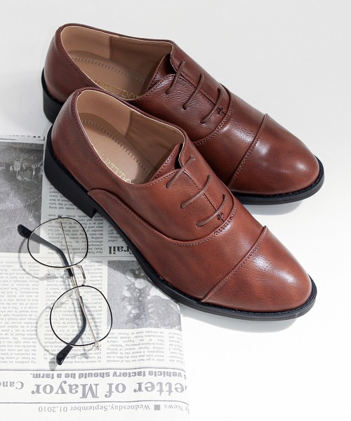 LibertyDoll（リバティードール）の「軽量 マニッシュ レースアップシューズ（ドレスシューズ・レディース・ブラック系その他2/ワイン系1/ブラック×ホワイト/ブラック系その他/ブラック系2/ブラウン系/ブラック系1/ベージュ系/ベージュ/アイボリー系/ピンク/ベージュ系その他2/ブラウン系1/ワイン/アイボリー/ブラウン/ブラック系4/ブラック系3/ブラック/ブラウン系その他/ネイビー/シルバー・37/40/39/35/36/38）」の13枚目の写真