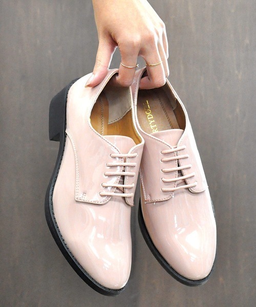LibertyDoll（リバティードール）の「軽量 マニッシュ レースアップシューズ（ドレスシューズ・レディース・ブラック系その他2/ワイン系1/ブラック×ホワイト/ブラック系その他/ブラック系2/ブラウン系/ブラック系1/ベージュ系/ベージュ/アイボリー系/ピンク/ベージュ系その他2/ブラウン系1/ワイン/アイボリー/ブラウン/ブラック系4/ブラック系3/ブラック/ブラウン系その他/ネイビー/シルバー・37/40/39/35/36/38）」の19枚目の写真