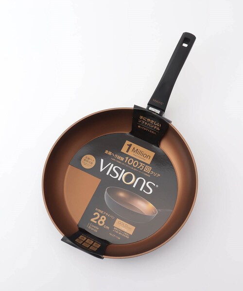 212 KITCHEN STORE(トゥワントゥキッチンストア)の「◆VISIONS IH対応フライパン 28cm BK(鍋/フライパン・レディース・その他・00)」の8枚目の写真