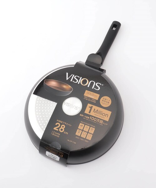 212 KITCHEN STORE(トゥワントゥキッチンストア)の「◆VISIONS IH対応フライパン 28cm BK(鍋/フライパン・レディース・その他・00)」の9枚目の写真