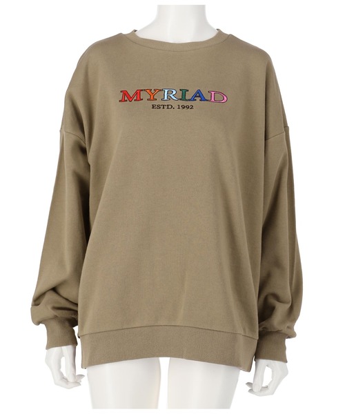 ANAP（アナップ）の「カラフル刺繍トレーナー（スウェット・レディース・ライトグレー/ベージュ/ブラック・FREE）」の11枚目の写真