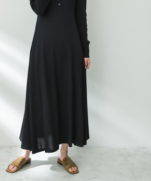 SENSE OF PLACE by URBAN RESEARCH（センスオブプレイスバイアーバンリサーチ）の「2WAYフレアロングカットワンピース（ワンピース・レディース・アイボリー/ブラック/グレー・ONE/S）」の16枚目の写真