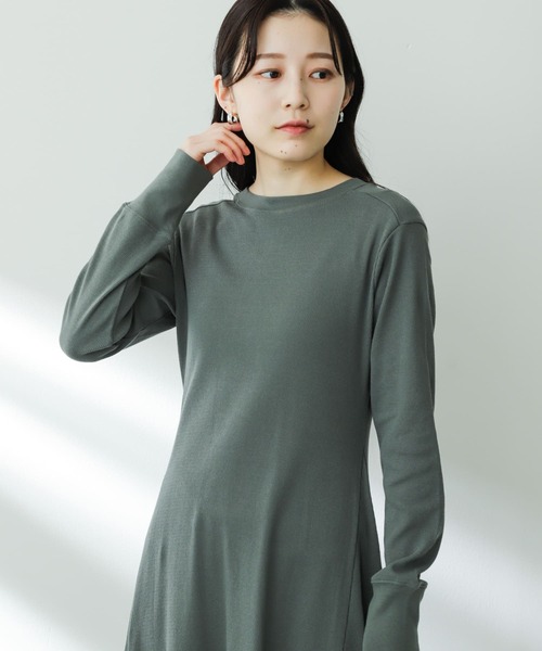 SENSE OF PLACE by URBAN RESEARCH（センスオブプレイスバイアーバンリサーチ）の「2WAYフレアロングカットワンピース（ワンピース・レディース・アイボリー/ブラック/グレー・ONE/S）」の20枚目の写真