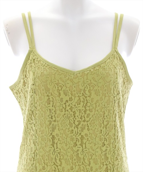 clear（クリア）の「レースキャミワンピース（ワンピース・レディース・ブルー/アイボリー/グリーン・F）」の8枚目の写真