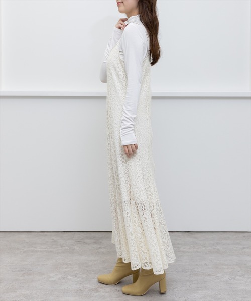 clear（クリア）の「レースキャミワンピース（ワンピース・レディース・ブルー/アイボリー/グリーン・F）」の15枚目の写真