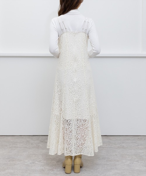 clear（クリア）の「レースキャミワンピース（ワンピース・レディース・ブルー/アイボリー/グリーン・F）」の16枚目の写真