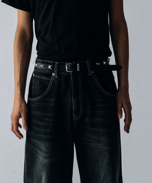 VAPORIZE（ヴェイパライズ）の「VAPORIZE / Studs Belt（ベルト・メンズ・ブラック・LARGE/MEDIUM）」の2枚目の写真