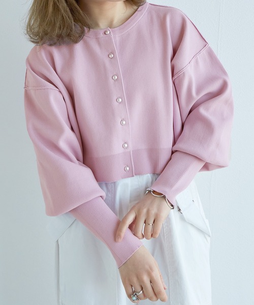 w closet（ダブルクローゼット）の「クロップドカーディガン