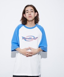 re_k by JUNRED | re_k by JUNRED / バイカラーラグランハーフスリーブTee(Tシャツ/カットソー)