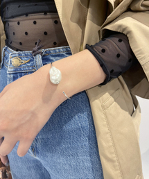 EDIT. FOR LULU | 【mounir / ムーニエ】パールバングル(バングル/リストバンド)