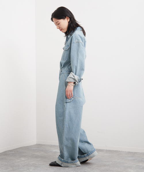 セール】別注 【CIMARRON/シマロン】デニムジャンプスーツ（つなぎ