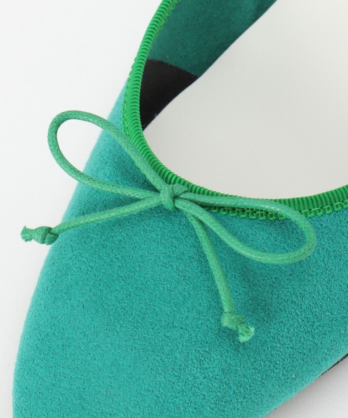 ikka（イッカ）の「らく軽ペタンコパンプス（パンプス・レディース・ライトグレー/ブラック/ベージュ/グリーン/ブルー・S/M/L）」の8枚目の写真