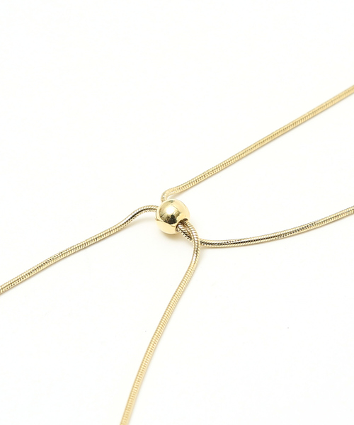 qualite（カリテ）の「オーバルチャームアジャスドネックレス（ネックレス・レディース・シルバー/ゴールド・フリー）」の12枚目の写真