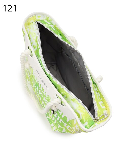 adabat（アダバット）の「◆ロープハンドル ロゴデザイン カートバッグ（トートバッグ・レディース・ライトグリーン系/ブルー系5・00）」の8枚目の写真