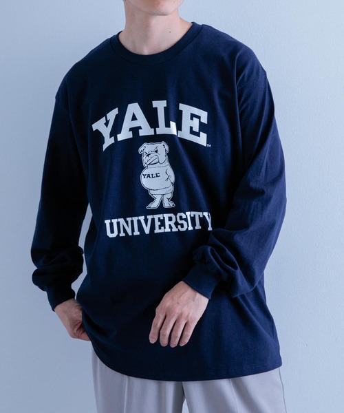 ITEMS URBANRESEARCH(アイテムズ アーバンリサーチ)の「『別注』カレッジロゴプリント ロングスリーブTシャツ(Tシャツ/カットソー・メンズ・ホワイト系その他/ホワイト/ネイビー/オートミール/ブルー系その他/グレー系その他・MEDIUM/LARGE)」の19枚目の写真