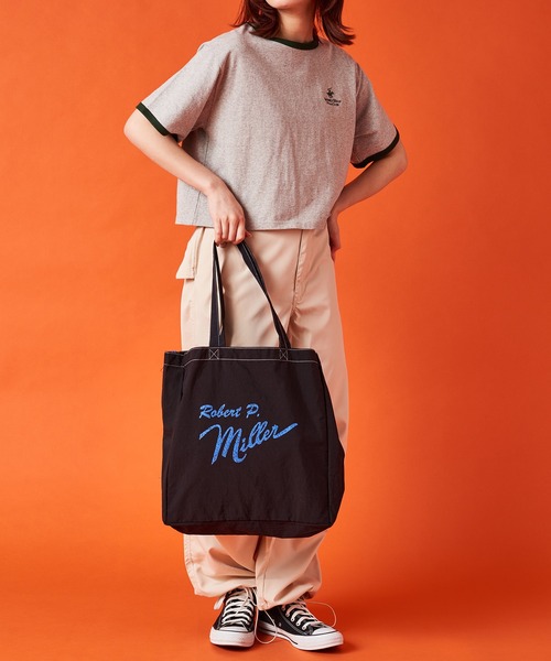 MILLER(ミラー)の「【Robert P. Miller】ロバートピーミラーオニベジトートバッグ R1346 YMY(トートバッグ・レディース・ブラック/グリーン/ブルー・FREE)」の6枚目の写真