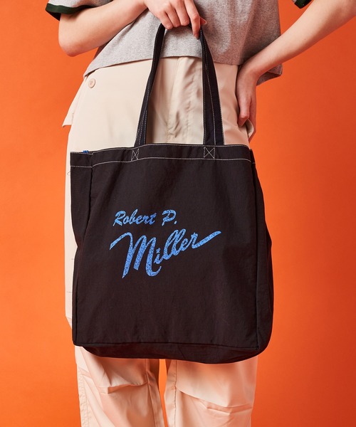 MILLER(ミラー)の「【Robert P. Miller】ロバートピーミラーオニベジトートバッグ R1346 YMY(トートバッグ・レディース・ブラック/グリーン/ブルー・FREE)」の4枚目の写真