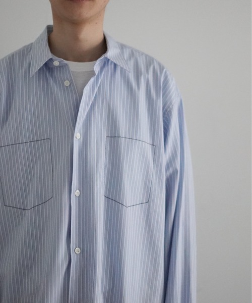 kudos（クードス）の「kudos FAKE POCKET SHIRT（シャツ/ブラウス・メンズ・ブルー・1）」の4枚目の写真