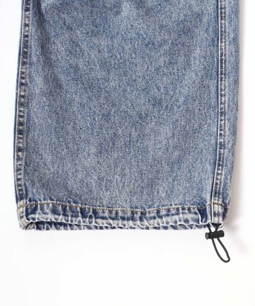 Salong hameu(サロン ハミュー)の「ケミカルウォッシュデニムワイドカーゴパンツ メンズ レディース ユニセックス(カーゴパンツ・メンズ・ブラック系その他/ケミカルウォッシュ・M/L)」の18枚目の写真