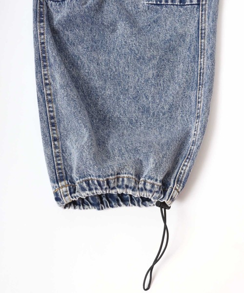 Salong hameu(サロン ハミュー)の「ケミカルウォッシュデニムワイドカーゴパンツ メンズ レディース ユニセックス(カーゴパンツ・メンズ・ブラック系その他/ケミカルウォッシュ・M/L)」の17枚目の写真