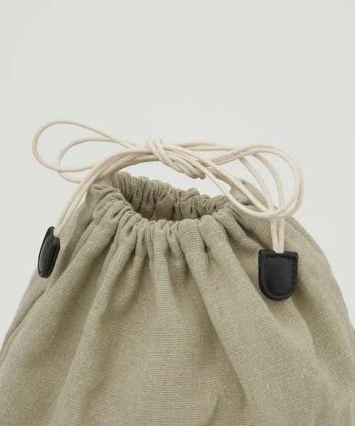 NANO universe（ナノユニバース）の「LB.03/ビストロバッグ（かごバッグ・レディース・ホワイト/ブラック・FREE）」の4枚目の写真