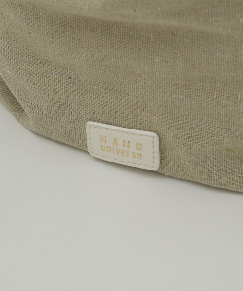 NANO universe（ナノユニバース）の「LB.03/ビストロバッグ（かごバッグ・レディース・ホワイト/ブラック・FREE）」の9枚目の写真