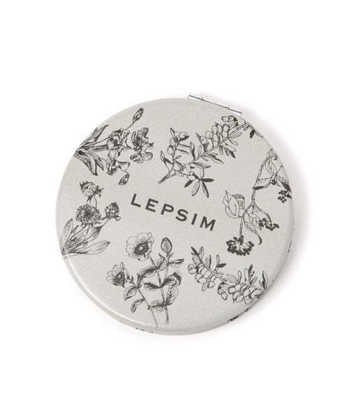 LEPSIM（レプシィム）の「LEPSIMラウンドミラー　191099（手鏡/メイクミラー・レディース・ピンク/オフホワイト/ブルー/グレー・ONE SIZE）」の2枚目の写真