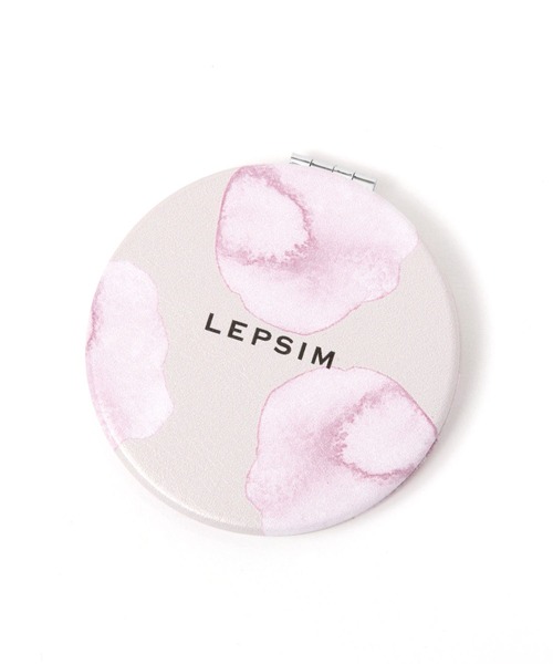 LEPSIM（レプシィム）の「LEPSIMラウンドミラー　191099（手鏡/メイクミラー・レディース・ピンク/オフホワイト/ブルー/グレー・ONE SIZE）」の4枚目の写真