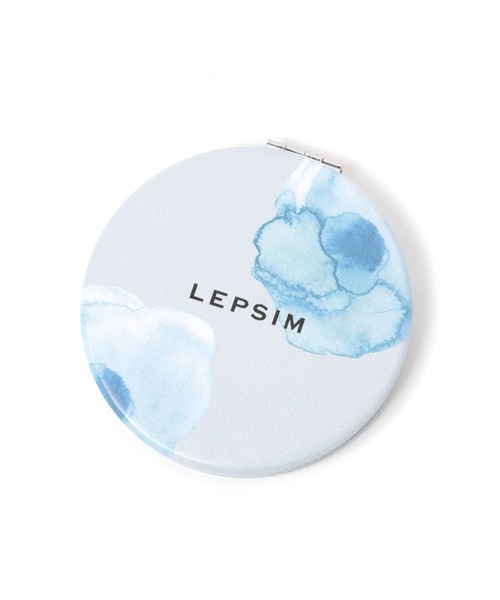 LEPSIM（レプシィム）の「LEPSIMラウンドミラー　191099（手鏡/メイクミラー・レディース・ピンク/オフホワイト/ブルー/グレー・ONE SIZE）」の3枚目の写真