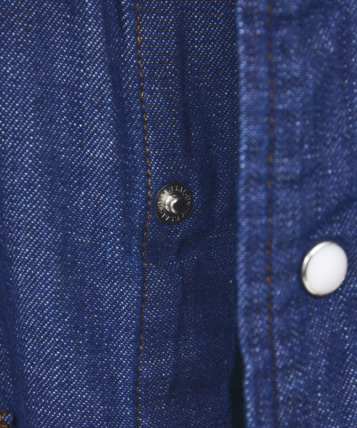 Wrangler（ラングラー）の「Wrangler/ラングラー / デニムシャツ / ウエスタンシャツ/ デニシャツ/127MW（シャツ/ブラウス・メンズ・ダークネイビー・LL/M/L）」の20枚目の写真