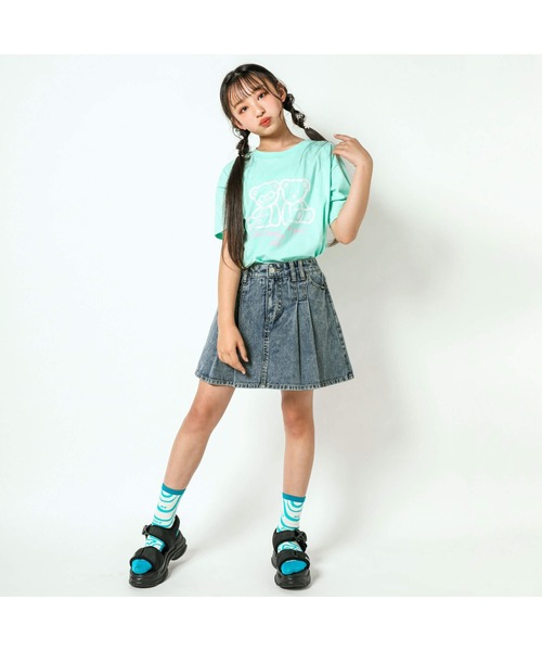 ZIDDY（ジディ）の「ZIDDY/デニムスカパン(130~160cm)（その他パンツ・キッズ・ネイビー/ブルー・140/160/150/130）」の21枚目の写真
