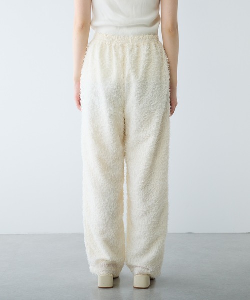 PUAL CE CIN（ピュアルセシン）の「ジャガードフリンジパンツ（その他パンツ・レディース・ナチュラル/ブラック・FREE）」の16枚目の写真