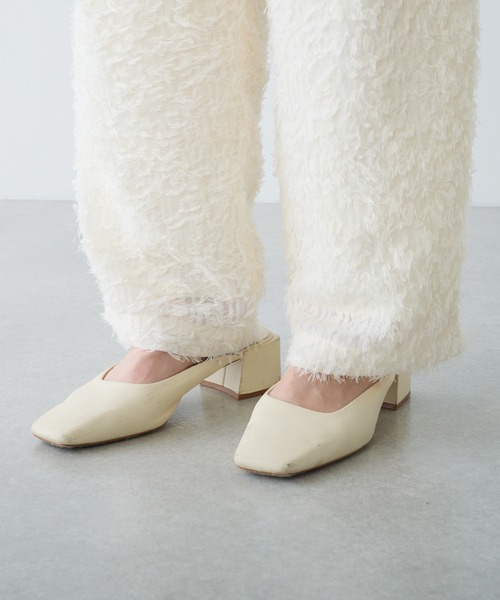 PUAL CE CIN（ピュアルセシン）の「ジャガードフリンジパンツ（その他パンツ・レディース・ナチュラル/ブラック・FREE）」の19枚目の写真